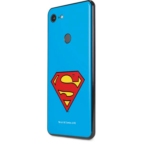 DC Comics Superman Official Logo Google Pixel 3 XL Skin